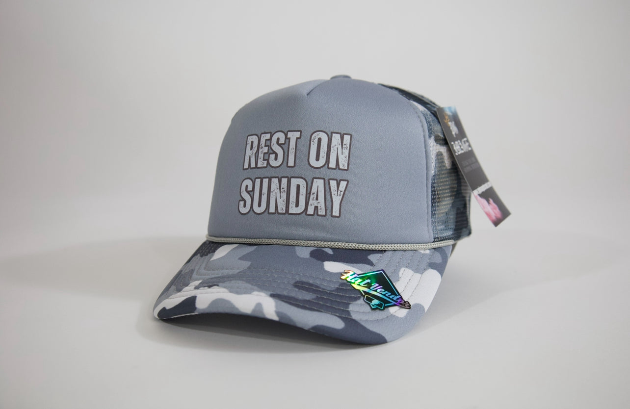 Rest on Sunday Hat